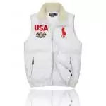 polo doudounes ralph lauren sans manchess 2012-2019U new advanced usa blanc